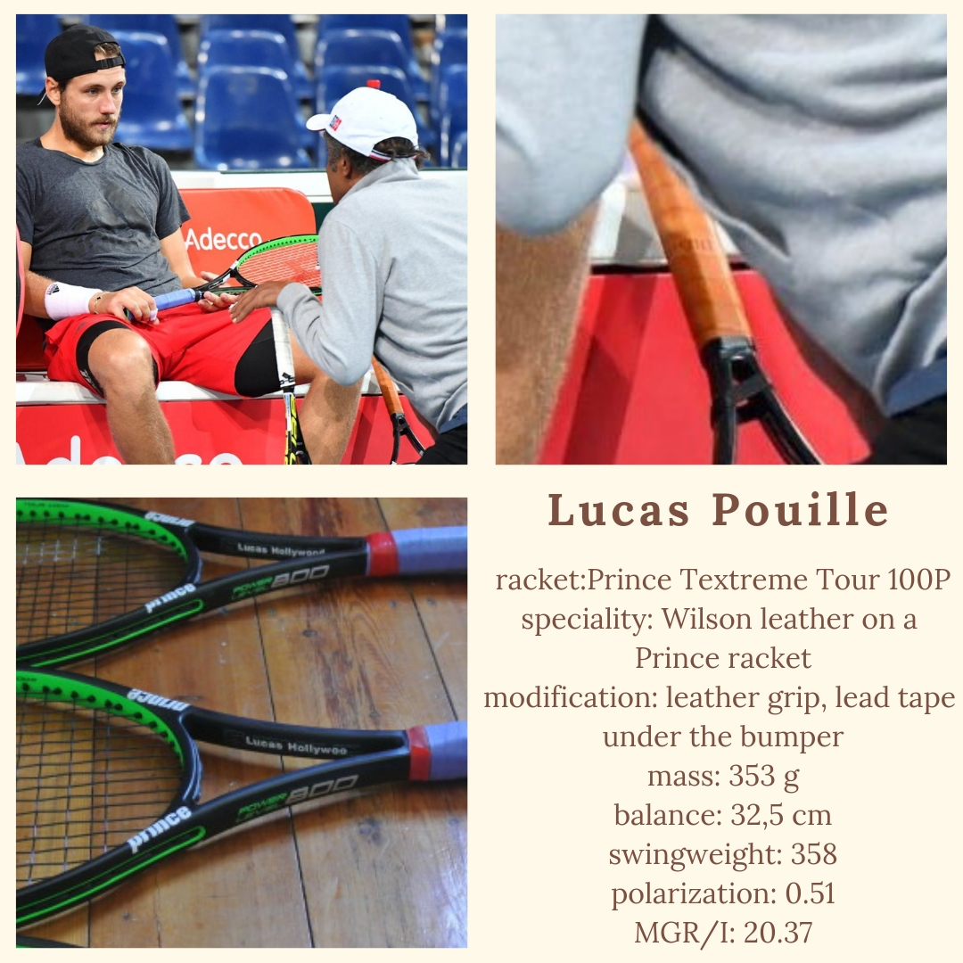 Lucas Pouille racket