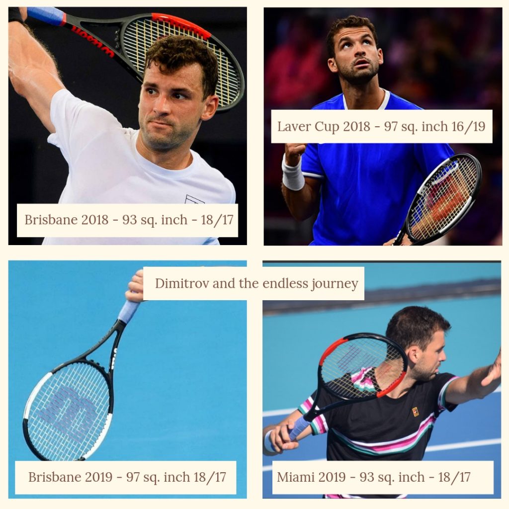 Grigor Dimitrov – the racket journey