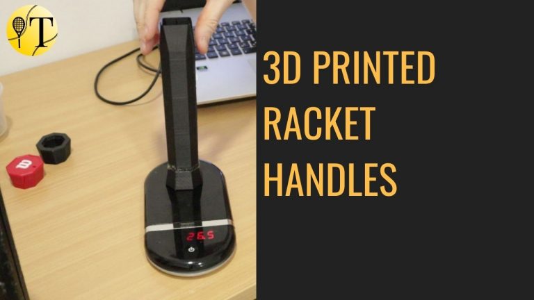 3D Printing racket handles and butt caps